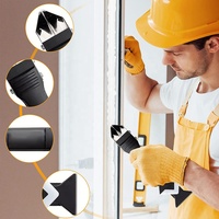 Kit d'outils de calfeutrage de remplacement et de retrait de mastic en Silicone 3 en 1 Offre Spéciale avec 4 pièces d'outil de mastic