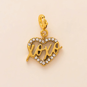 Nouveaux pendentifs en forme de poisson en acier inoxydable, Europe Amérique ; accessoires <span class=keywords><strong>DIY</strong></span>, plaqué or 18 carats par électrolyse sous vide, style vintage - Product Image 6