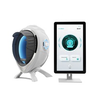 Mesin Analisis Kulit 3D Portabel 2025, Mesin Pemindai Kulit Wajah UV LCD Wifi, Mesin Analisa Kulit, Mesin Analisa Wajah