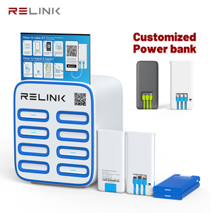 สถานีชาร์จโทรศัพท์มือถือแบบพกพาเช่าใช้ได้ที่ Relink Desktop Rental พร้อมพาวเวอร์แบงค์แบบแชร์ 8 ช่อง ชาร์จเร็วผ่าน USB - Product Image 5