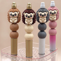 Novedad en stock: Cuentas focales de silicona 3D con diseño de dibujos animados, cuentas de resina para insertar, cuentas sueltas para bolígrafos DIY, joyería hecha a mano, venta al por mayor.