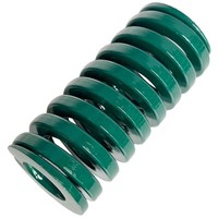 Resorte de compresión rectangular verde de alta resistencia para mano derecha Yu Laotou TT-1 Silichrom, 137 lb, 3 mm DI, 6 mm DE, inyección de plástico