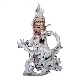 Estatua de Fantasma de Madera Tradicional Hecha a Mano, Figura de Arte Tallada en Madera para Decoración del Hogar, Regalo de Inauguración y Boda - Product Image 2