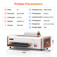 COLORSUN Kit de démarrage DTF complet avec imprimante XP600, four et film de transfert en poudre 21 cm, prêt à l'emploi pour les petites entreprises et la personnalisation de T-shirts