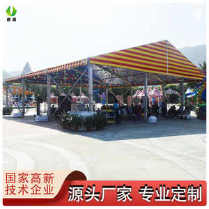 Carpa Rectangular para Eventos Comerciales al Aire Libre, de una Sola Capa, PVC Impermeable, Estructura Metálica con Refuerzo Diagonal, para Uso en Todas las Estaciones - Product Image 5