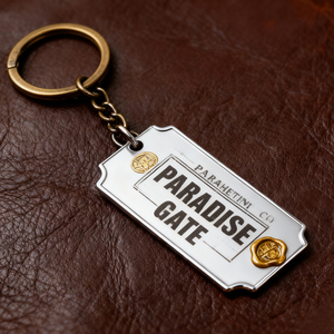 メーカー卸売カスタムロゴ形状サイズ金属ソフトハードエナメルチケット形ブランクキーホルダーお土産ギフト - Product Image 2