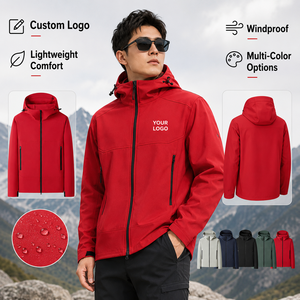 Custom Promotional Wind <b>Jacket</b> for Trade Show Exhibition Giveaway Marketing Campaign Outdoor Apparel - Product Image 1