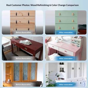 Vernice Epossidica per <span class=keywords><strong>Mobili</strong></span> in Legno, per Rinnovamento e Cambio Colore di <span class=keywords><strong>Vecchi</strong></span> <span class=keywords><strong>Mobili</strong></span>, Vernice Bianca per Porte in Legno, Rivestimento per Uso Domestico - Product Image 2