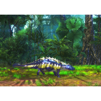 Écran de projection 3D du monde des dinosaures jurassiques AR holographique amusant mur intérieur enfants peinture jeu interactif