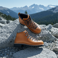Bottes de randonnée sur mesure Goodyear Welt en cuir véritable pour les propriétaires de marques – Fabrication en usine