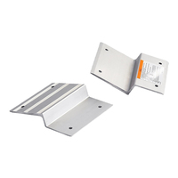 Kits de rampe de chargement de camion raccords de pente d'échelle support de rampes en alliage d'aluminium de 8 pouces et Kit de pieds en caoutchouc pour camions de voiture de tondeuse à gazon