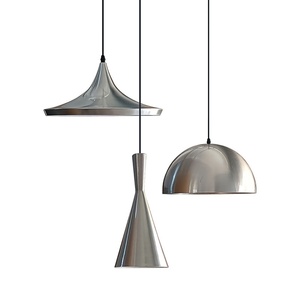 <span class=keywords><strong>Lampadario</strong></span> a Sospensione LED Stile Industriale per Ristoranti Hot Pot, Negozi di Catering, Caffetterie - Moderno in Acciaio Inossidabile Argento - Product Image 4