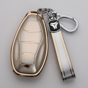 Funda Protectora para Llaves de Coche de Aleación de Aluminio y TPU para HONGQI H5 H6 <span class=keywords><strong>H9</strong></span> HS3 HS5 HQ9, Protector de Llaves de Coche, Accesorios para Llaves de Coche - Product Image 3