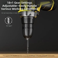 Ensemble de tournevis électrique rechargeable portable mini pour la maison, perceuses sans fil à vitesse variable, perceuses sans balais pour le perçage du métal