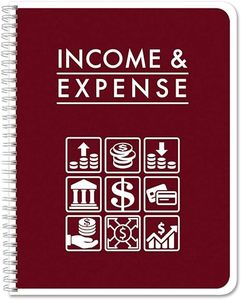 Taccuino contabile a 4 colonne bordeaux Premium-100 pagine - Product Image 2