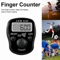 Compteur numérique électronique portable en acier inoxydable avec écran LCD pour Tasbeeh/Tasbih, Compteur manuel de perles, Compteur à clics