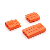 Connecteur de bornier électrique mâle-femelle orange, norme américaine, pour câblage d'éclairage LED