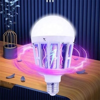 Ampoule LED anti-moustiques AC175~220V E27/B22 pour éclairage domestique, lampe piège à insectes, répulsif anti-moustiques
