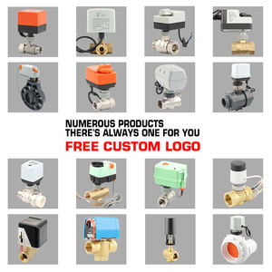 Válvula de Bola Eléctrica de Latón de 3 Vías, Calibre 3/4 Pulgadas, AC220v DC12V DC24V Dn20, para Sistema de Aire Acondicionado Central - Product Image 4