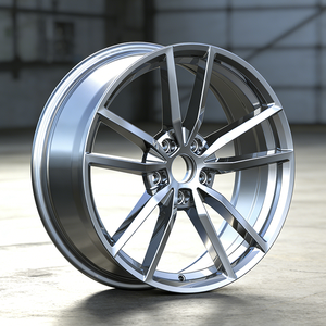 Jantes de course JUWA en alliage d'aluminium forgé 20 mm ET 5x112 18 pouces Gunmetal, style <span class=keywords><strong>Golf</strong></span> R Pretoria, neuves, pour MK5/MK6/MK7 - Product Image 1