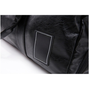 Sac de sport en cuir PU grande capacité personnalisé avec séparation humide/sec, sac de <span class=keywords><strong>voyage</strong></span> portable pour les courts séjours, tendance - Product Image 5