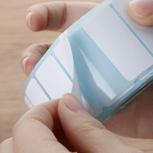 ملصق لاصق ورقي مطلي ملصق بشفرة شريطية 50*19 50 60 70 80 80 coper للتعبئة والتغليف لفة ملصقات متوفرة - Product Image 4