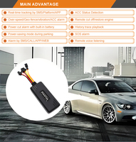 Localizador GPS para Vehículos TrackTok CY06 4G+2G con Monitor de Voz, Rastreo en Tiempo Real, Apagado Remoto del Motor, Alarma SOS, Localizador para Flotas de Autos y Camiones