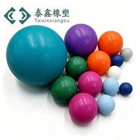 Balle en caoutchouc silicone résistante aux hautes températures, qualité alimentaire, multi-tailles, sphère industrielle, marque Taisin, origine Hebei