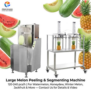 Machine à peler et à segmenter les melons FENGXIANG, capacité 120-240 pièces/h, pour pastèque, melon d'hiver, ananas, jackfruit - Product Image 1