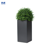 Plateau de rempotage mur flottant moules en métal en acier corten grands pour jardinières intelligentes extérieures pot d'arrosage automatique de plante en lévitation