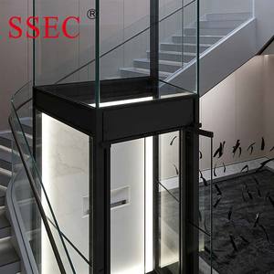 Ascensor Residencial SSEC de Fábrica para 3-5 Personas, Elevador Doméstico Pequeño de 400 kg, Elevador para Casa de 3 Pisos - Product Image 2