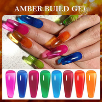 Fabricant OEM d'Extension de Offres Spéciales à Ongles en Verre Ambré avec Led UV en Gel Dur pour Échantillons Gratuits