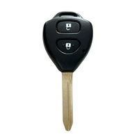 Carcasa de Llave Remota para Auto de 2 Botones/Llave Completa para Toyota Corolla RAV4 Vios Camry, Carcasa de Repuesto con Llave