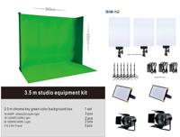 Fond d'écran vert Chroma Key personnalisé Simar pour studio de diffusion en direct avec éclairage photo