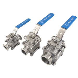 บอลวาล์ว 1 นิ้ว ทำจากสแตนเลส 304 สำหรับใช้งานกับน้ำที่อุณหภูมิปกติ - Product Image 1