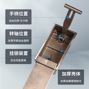 304 Stainless Steel Cabinet <b>Lock</b> MS887 Transformer Door <b>Lock</b> Anti Rust Distribution <b>Box</b> <b>Lock</b> - Product Image 2