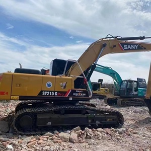 Excavadora Sany 215C PRO de 20 Toneladas, Equipo Pesado Usado con Cucharón de Excavación, Motor, Caja de Cambios y Bomba, Maquinaria de Construcción - Product Image 6