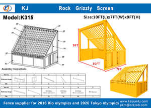 KJ Grizzly Màn hình đá chất lượng cao giá tốt thép không gỉ thấp moq đá Grizzly màn hình đá - Product Image 2