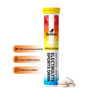 Comprimés d'hydratation sportive OEM de l'usine chinoise, 20 comprimés, enrichis en vitamine C, zéro calorie, sans sucre - Product Image 2