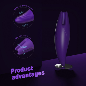 Vibratore a Doppia Azione 2 in 1 MS Wholesale per Clitoride e Capezzoli con Vibrazione Regolabile per Donne - Product Image 3