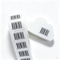 Etiqueta Adhesiva de Código de Barras Personalizada de Fábrica, Impermeable, Impresión de Etiquetas de Código de Barras con Número de Serie Variable