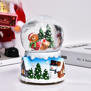 Adorno Navideño <span class=keywords><strong>de</strong></span> Escritorio para Niños, Bola <span class=keywords><strong>de</strong></span> <span class=keywords><strong>Cristal</strong></span> con Muñeco <span class=keywords><strong>de</strong></span> <span class=keywords><strong>Nieve</strong></span> y Anciano, Globo <span class=keywords><strong>de</strong></span> <span class=keywords><strong>Nieve</strong></span> Navideño <span class=keywords><strong>de</strong></span> Resina y Vidrio - Product Image 2