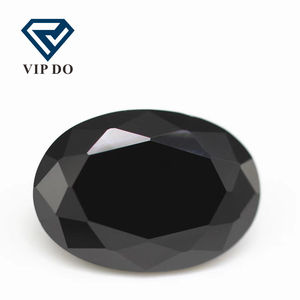 高品質黒色透明オーバルカットモアッサナイトルーズダイヤモンドGRA証明書モアッサナイトファンシーオーバルシェイプ - Product Image 3