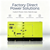 Groupe électrogène diesel 1000 kW 1500 kW 2000 kW 3000 kW triphasé ATS démarrage automatique refroidi par eau alimentation de secours certifié CE