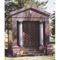 Pierre tombale en granit sculptée sur mesure de style américain pour cimetière, pierres tombales pour mausolées familiaux