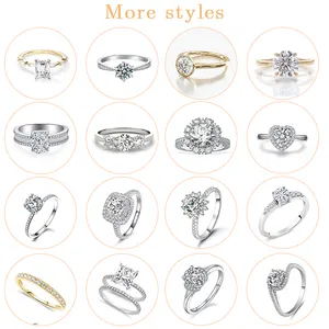 10K Gold Diamond HPHT Engagement Wedding Ring Custom Lab Grown Diamond Ring