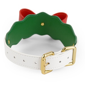 Collar de Cuero con Lazo Navideño FUNSM, Collar Sexy para Cosplay BDSM, Juego de Collares y Correa para Mujer, Accesorios de Bondage Fetiche - Product Image 5