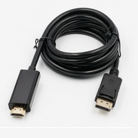 Adaptador DP a HD Macho-Macho de 1.8m, 1080P 2K 3D HDTV, PVC, Cobre Puro, en Bolsa de Polietileno