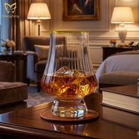Verre à whisky en cristal de 250 ml, verre à dégustation de whisky, verre de dégustation professionnel ISO, verre à malt, verre à dégustation, verre à vin de dessert