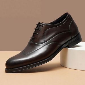 Chaussures habillées à lacets pour hommes, modèle 2025, les plus vendues – Montantes à bout pointu, idéales pour l'automne - Product Image 3